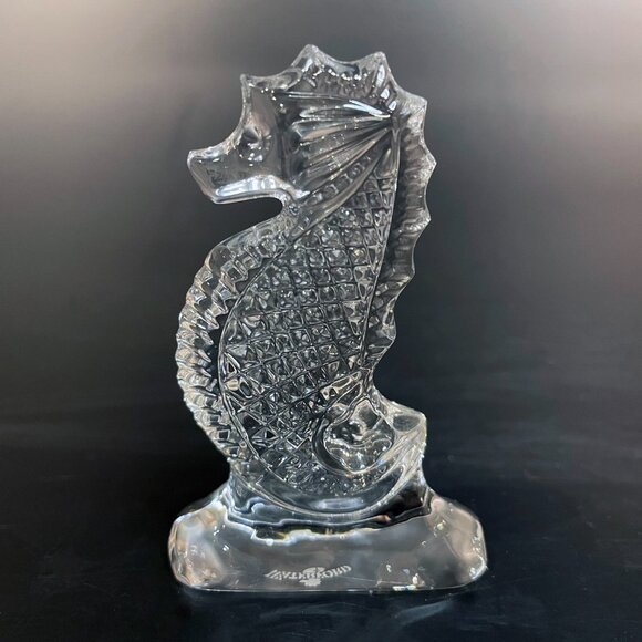 Waterford Crystal Seahorse Figurines Set of 2 -  2.75” tall Stamped - Picture 6 of 11